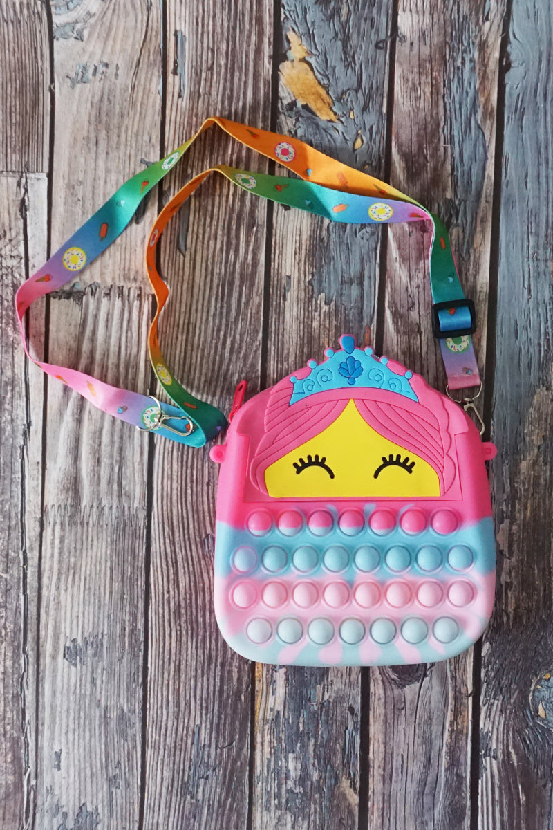 Princess Pop-It Sling Bag (Hot Pink)