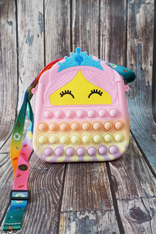 Princess Pop-It Sling Bag (Light Pink)