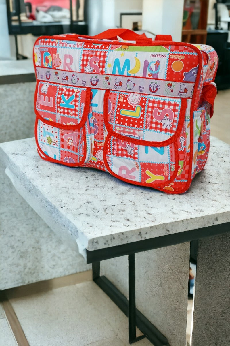 Baby Diaper Bag (Red)