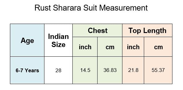 Sharara Suit with High Low Kurta
