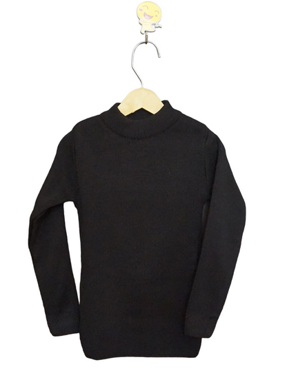 Black High Neck Sweater/Skiwi (2-5 Years)