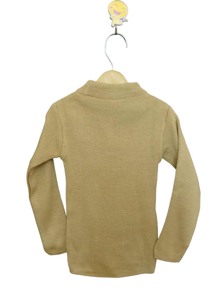 Beige High Neck Sweater/Skiwi (2-5 Years)