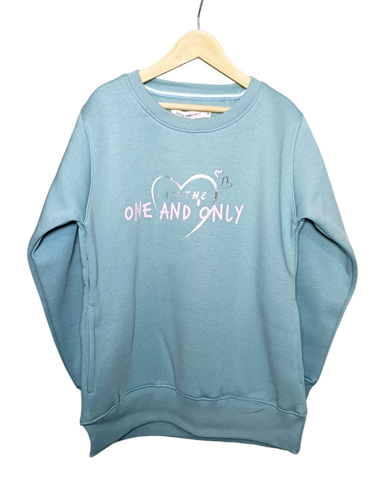 Girls Sweatshirt -One And Only (6-7 Years)