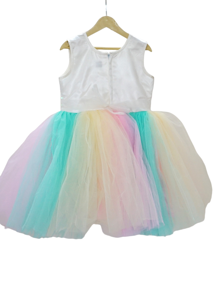 Multicolor Unicorn Frock