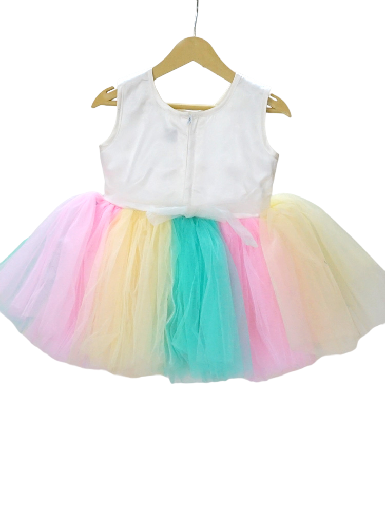 Multicolor Unicorn Frock