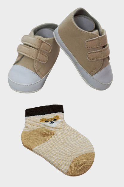 Baby Girls & Baby Boy Shoes with Socks Set