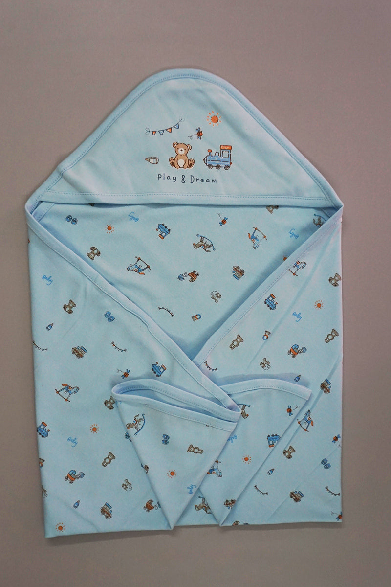 Hooded Wrapping Sheet (Sky)