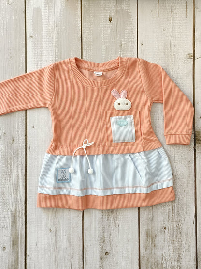 Full Sleeves Cotton Frock with Pajami