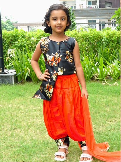 Indo-Western High-Low Top with Balloon Pant