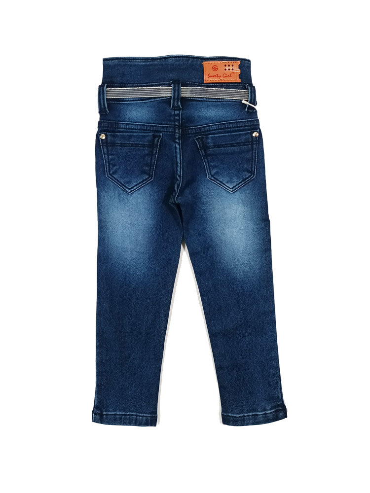 High Waist Jeans (Dark Blue)