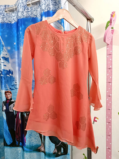 Sharara Suit with High Low Kurta