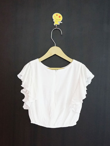 Flutter Sleeves Blouson Top