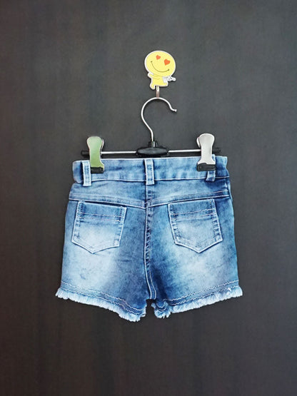 Frayed Denim Short