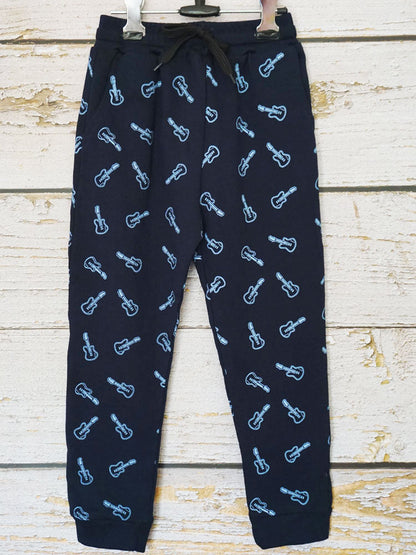 Unisex Cotton Joggers (Navy Blue)