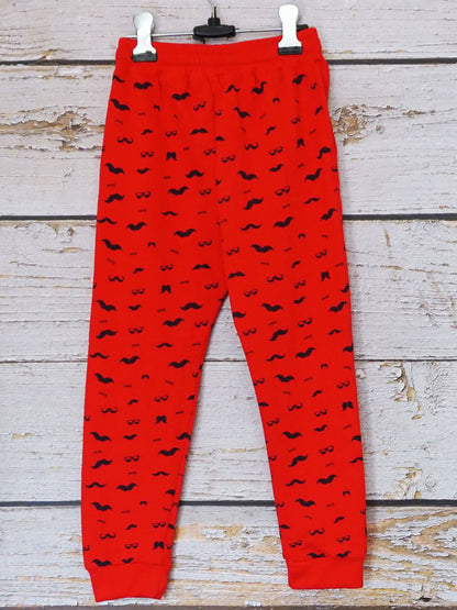 Unisex Cotton Joggers (Red)