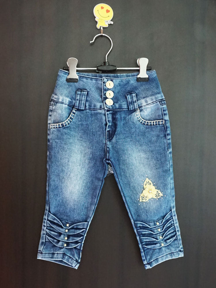 Denim Capri Pants Designs for Girls 2020 | Girls Jeans | jean capri pants |  Capris |Kafri For Girls - YouTube